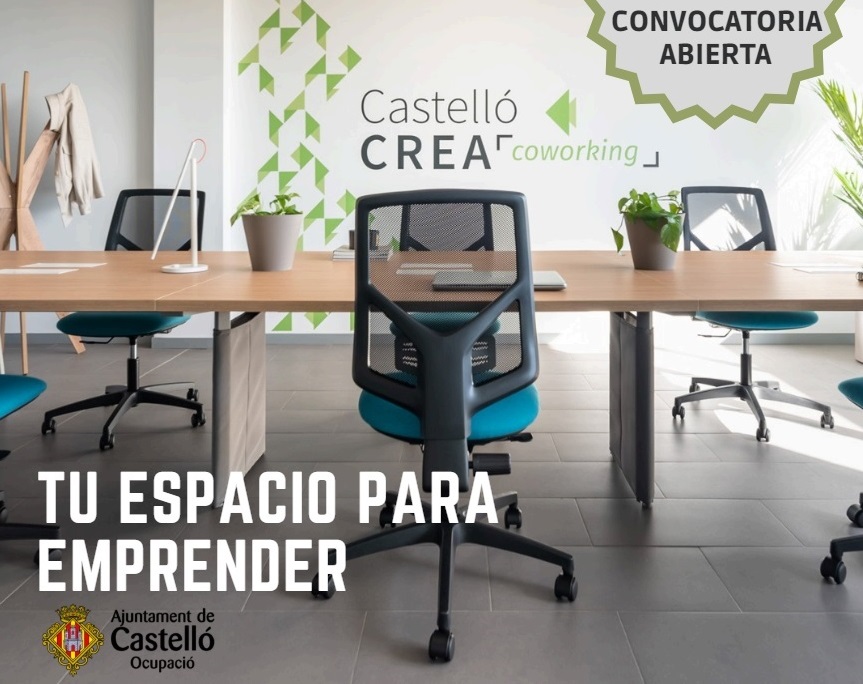 El nou espai ‘Cotreball Castelló CREA’ obri convocatòria perquè nous co-workers sol·liciten espais 